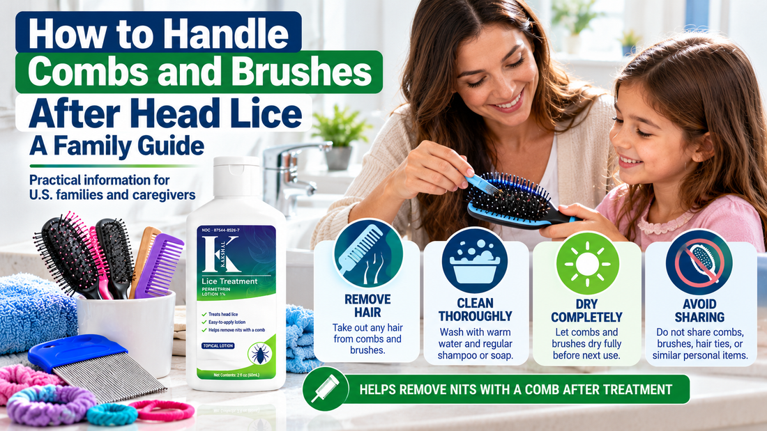 How to Handle Combs and Brushes After Head Lice