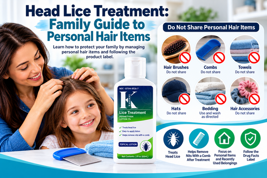 Head Lice Treatment: Family Guide to Personal Hair Items