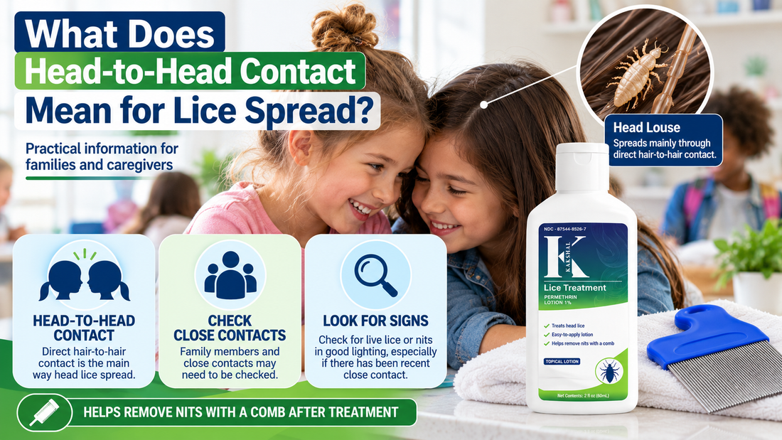 What Does Head-to-Head Contact Mean for Lice Spread?