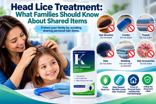 Head Lice Treatment and Shared Items