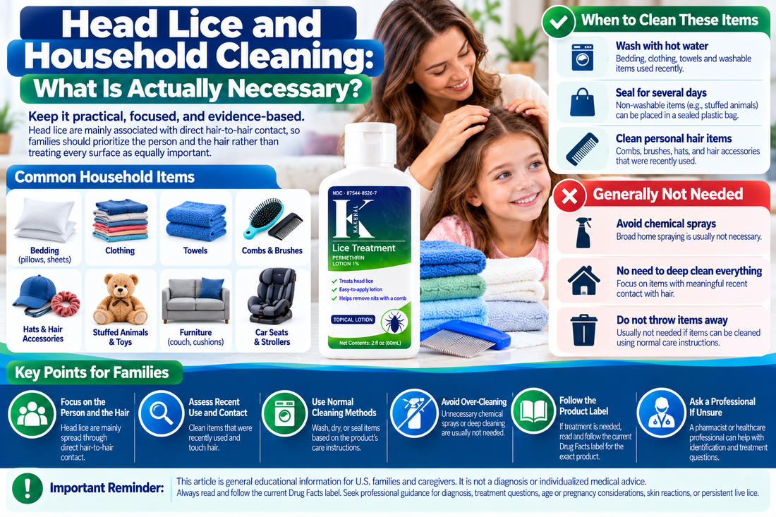 Head Lice and Household Cleaning
