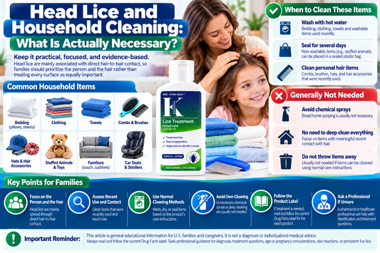 Head Lice and Household Cleaning