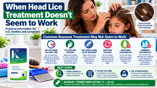 When Head Lice Treatment Doesn't Seem to Work