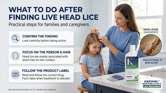 What to Do After Finding Live Head Lice
